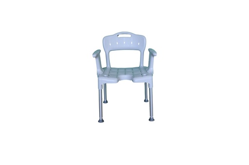 [1006] Shower chair hire with backrest and armrests